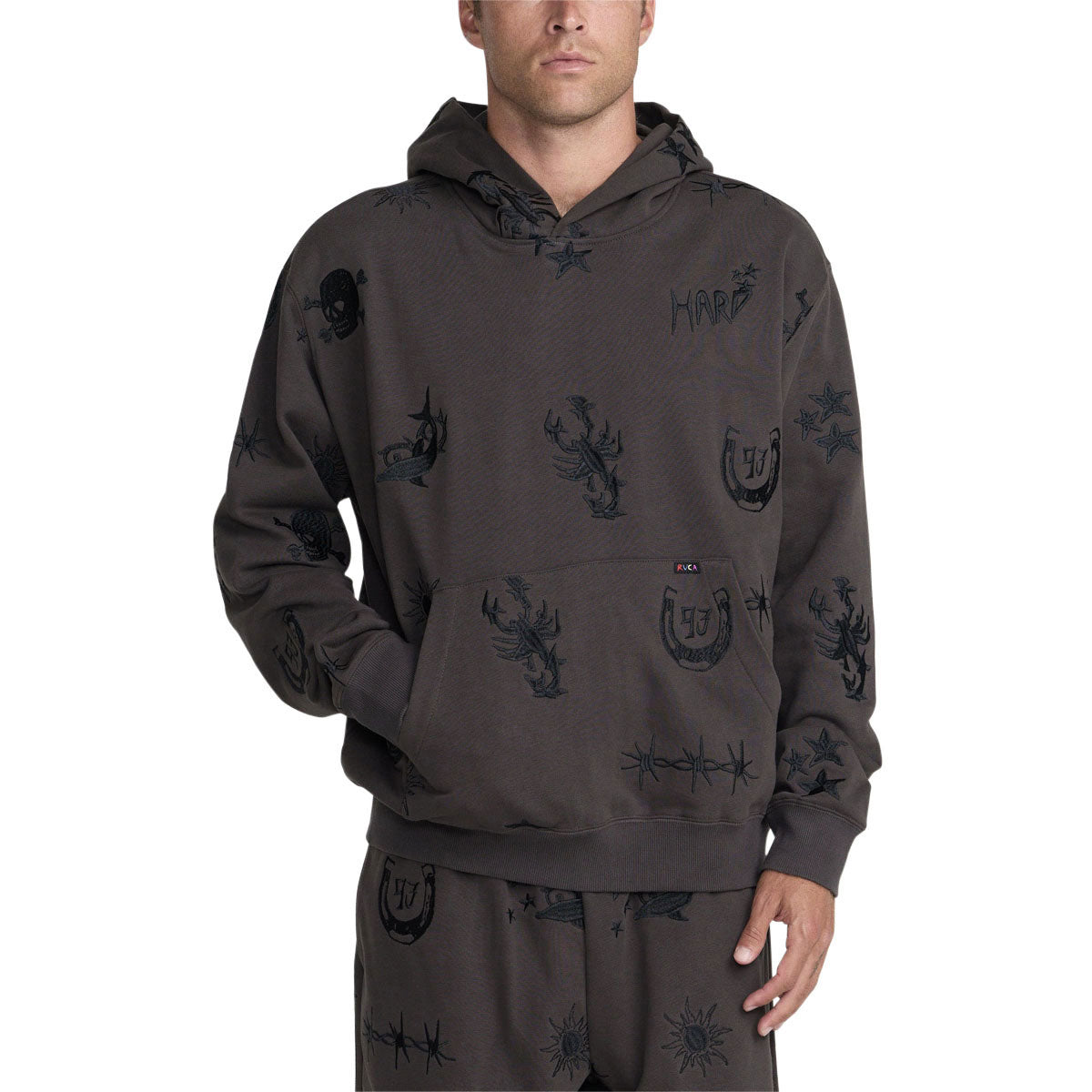 RVCA x Dani Miller Hoodie - Pirate Black image 1