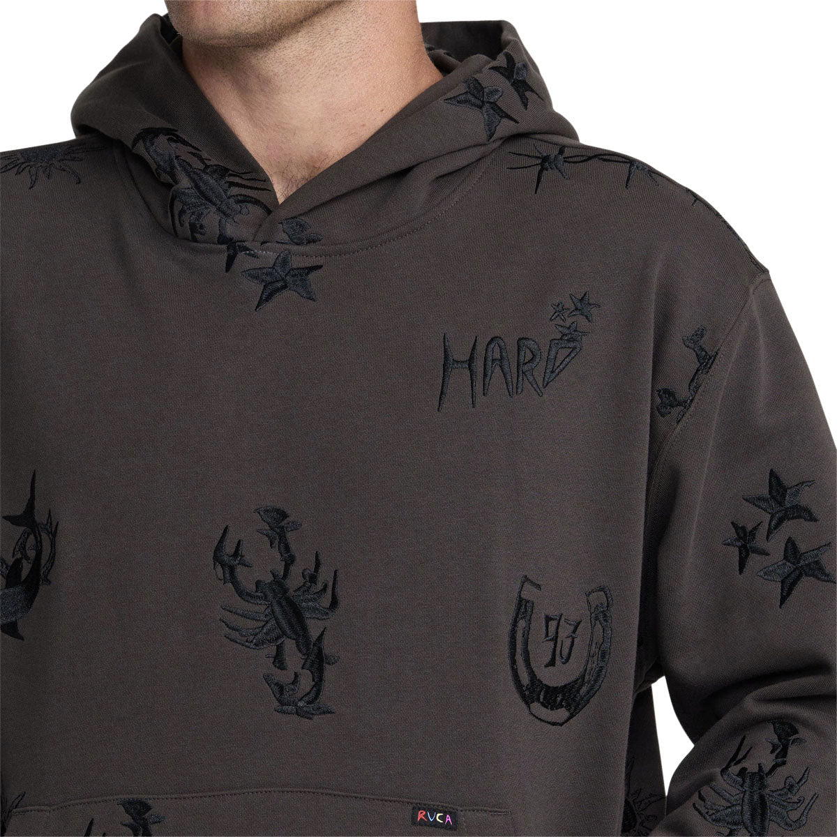RVCA x Dani Miller Hoodie - Pirate Black image 3