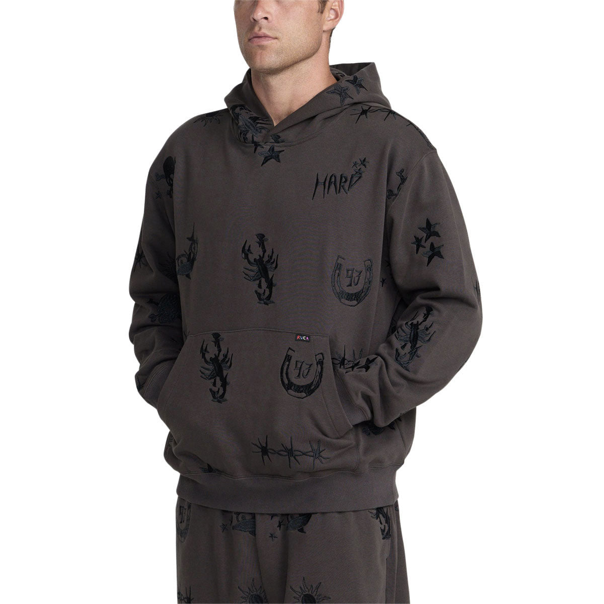 RVCA x Dani Miller Hoodie - Pirate Black image 4