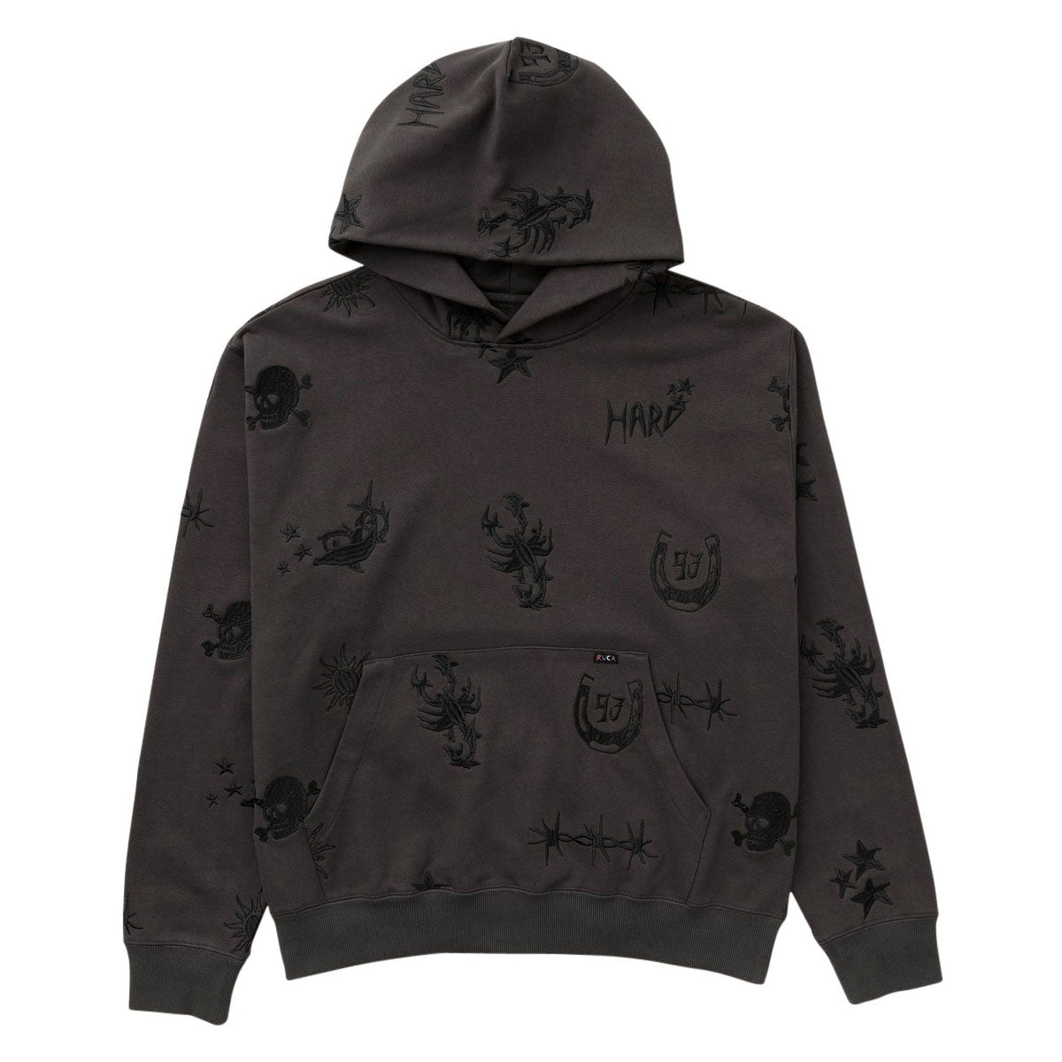 RVCA x Dani Miller Hoodie - Pirate Black image 5
