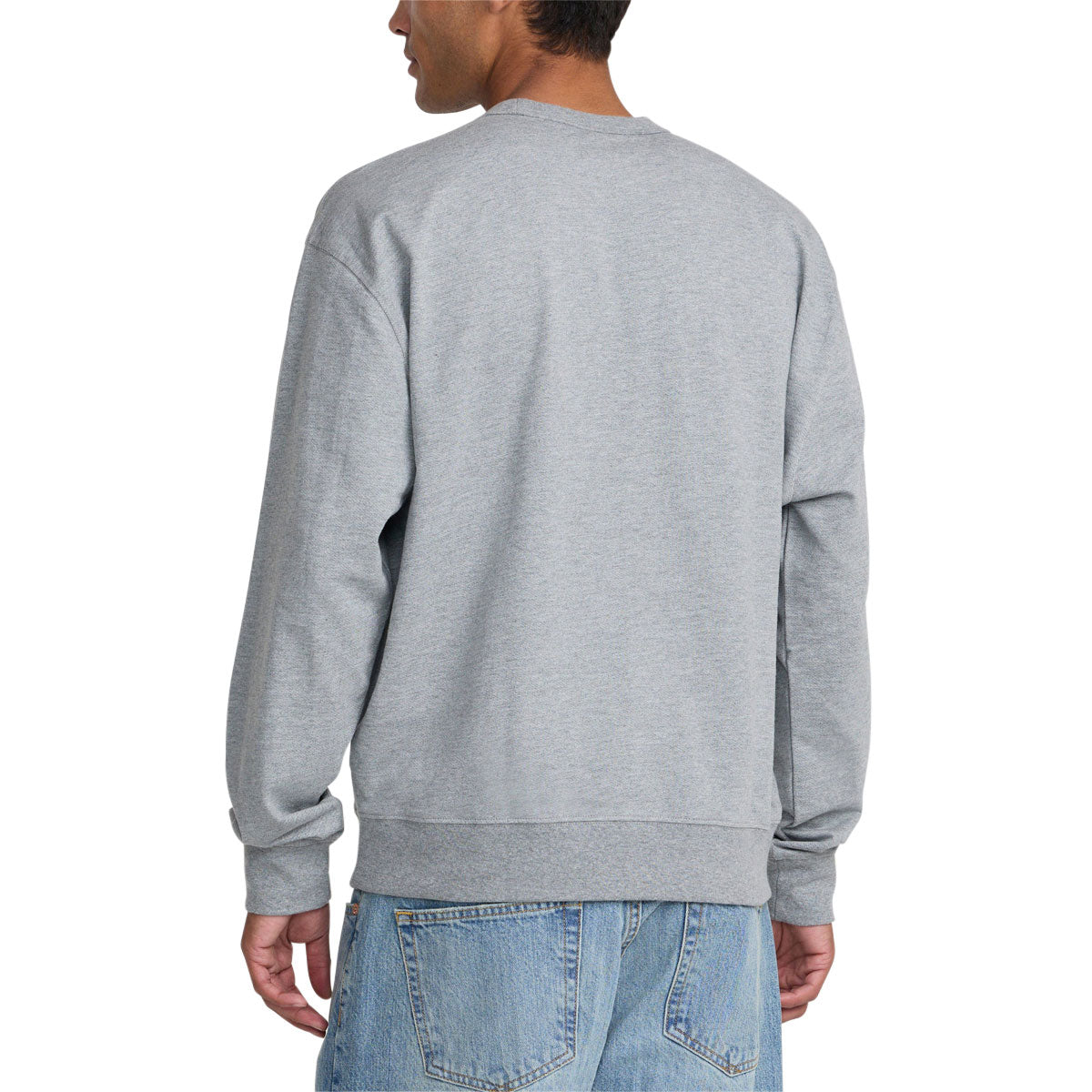 RVCA Sleepy Girl Pocket Crew Sweatshirt - Charcoal Heather image 2