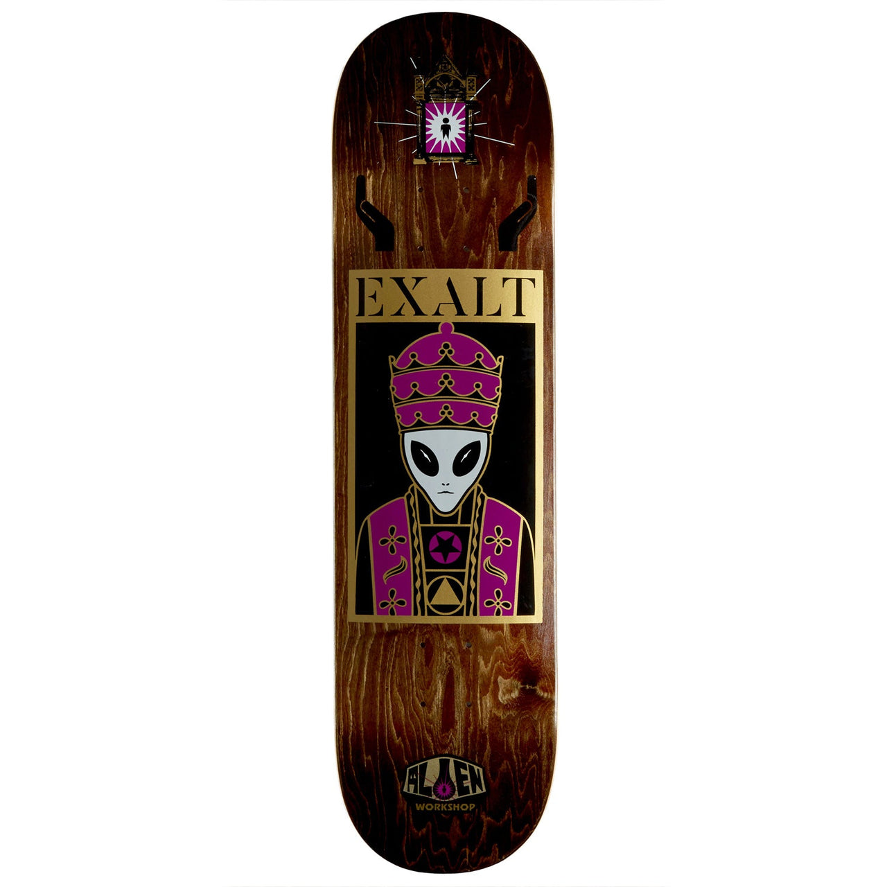 Alien Workshop Exalt High Priest 1 Skateboard Deck - Assorted Stains - 8.00