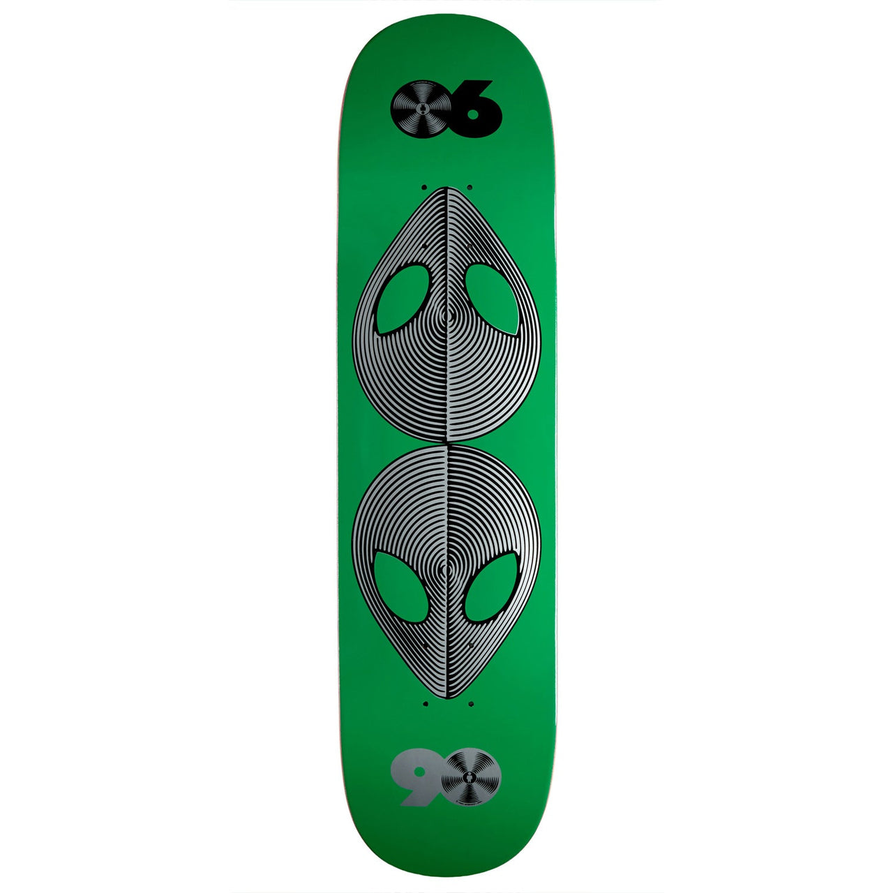 Alien Workshop Scanners Twin Tail Skateboard Deck - Green - 8.00