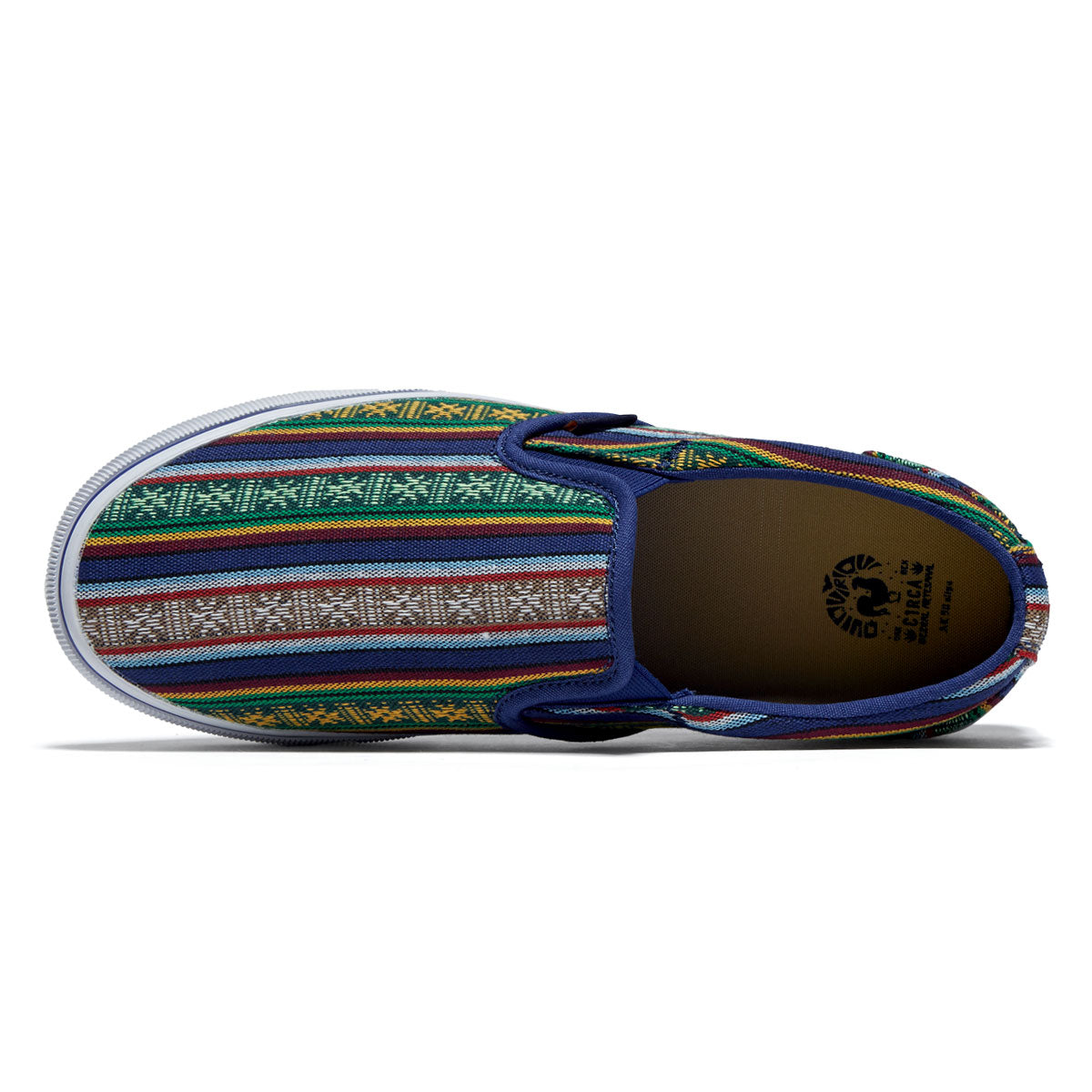 C1rca 50 Slip Shoes - Zapotec Blue/White – Daddies Board Shop
