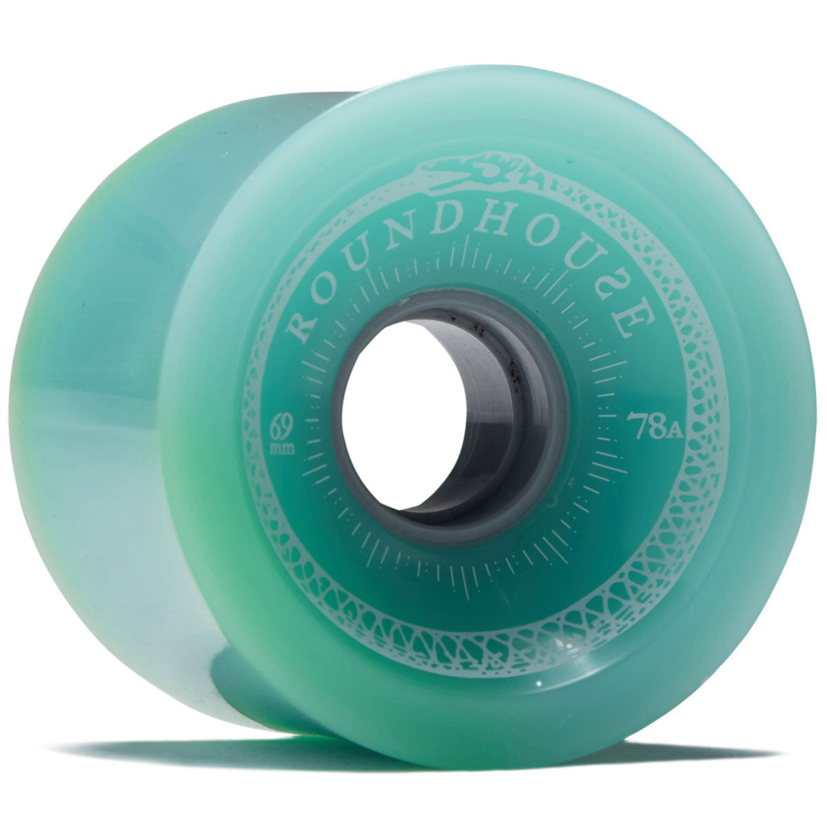 Carver Roundhouse 78a Concave Longboard Wheels - Glass Green - 69mm image 1