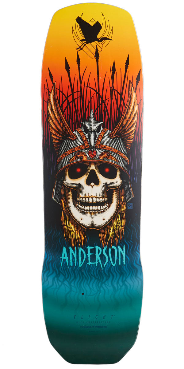 Powell-Peralta Flight Andy Anderson Crane Skull Skateboard Deck - 8.45