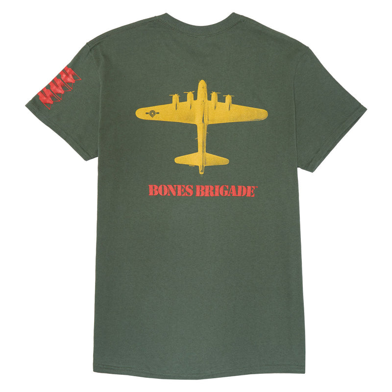 Bones Brigade OG Bomber T-Shirt - Military Green