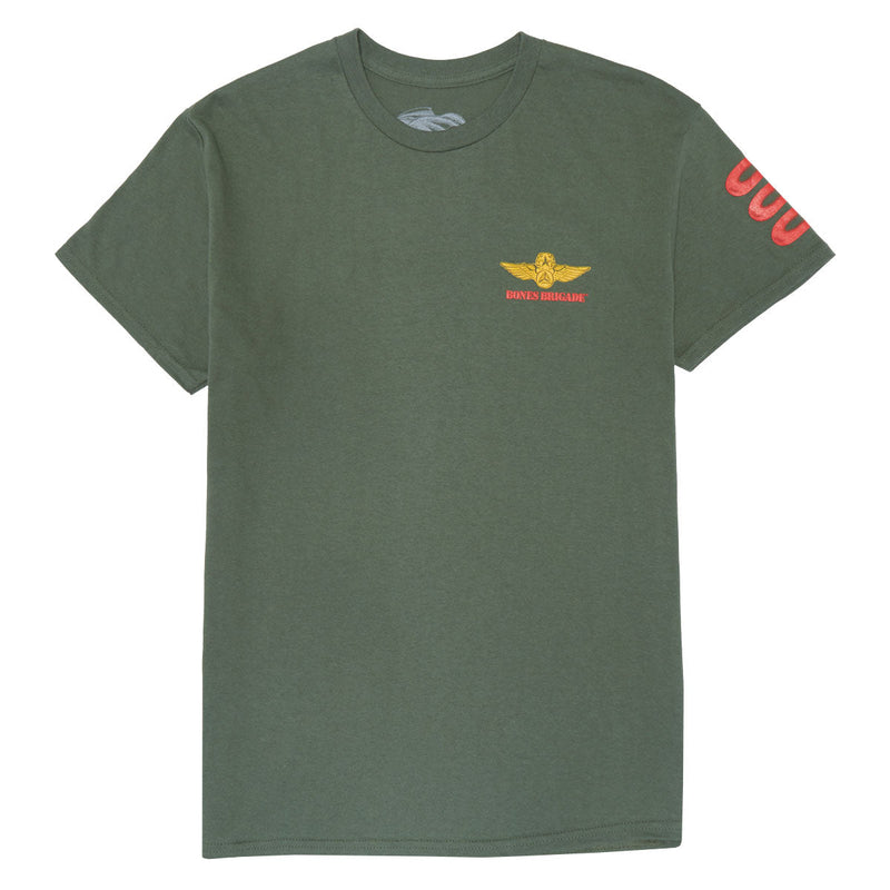 Bones Brigade OG Bomber T-Shirt - Military Green