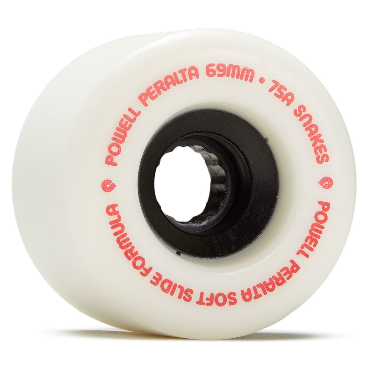 Powell-Peralta Snakes 75A Longboard Wheels - White - 69mm image 1