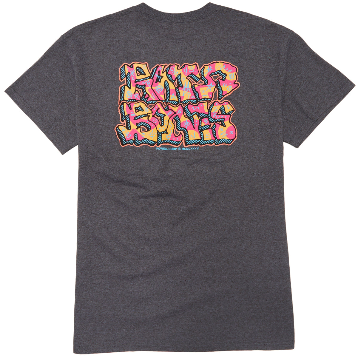 Powell-Peralta Rat Bones Graffiti T-Shirt - Tweed