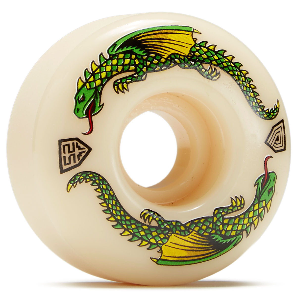 Powell-Peralta Dragon Formula 93A Skateboard Wheels - Off White - 52mm image 1