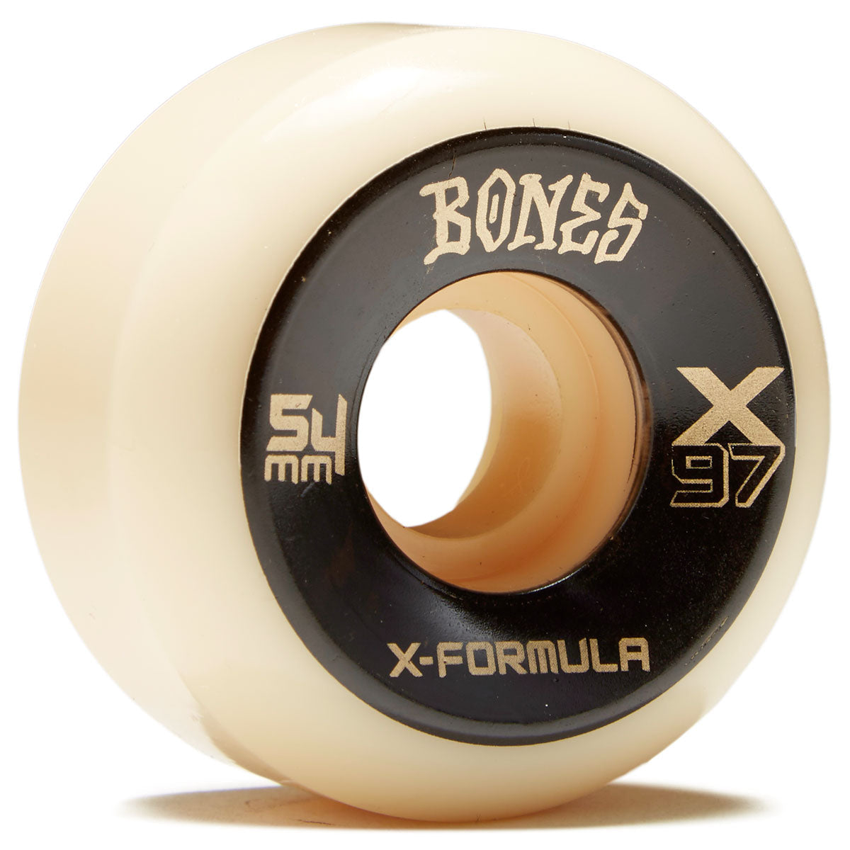 Bones X Formula 97a V5 Sidecut Skateboard Wheels - White - 54mm image 1