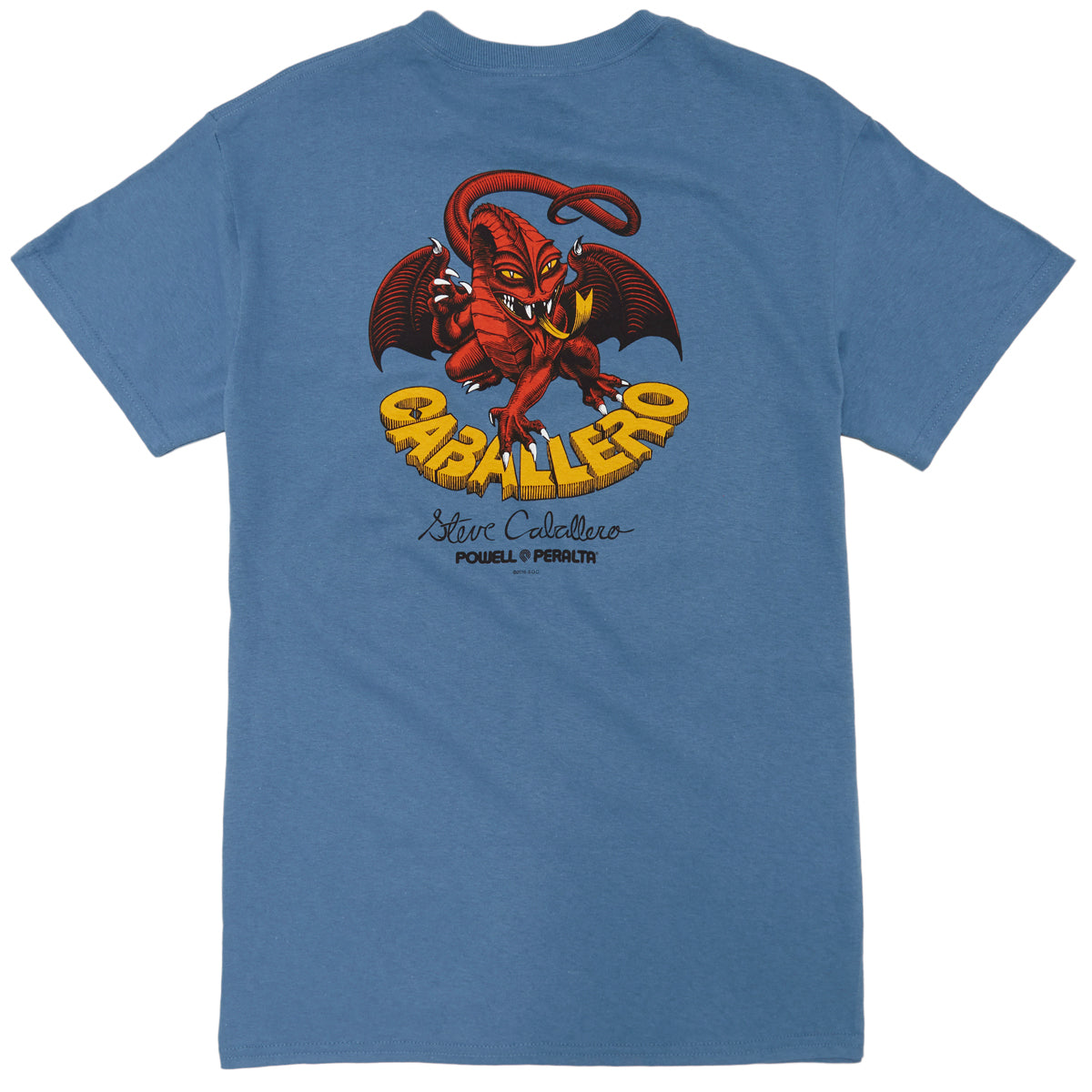Powell-Peralta Steve Caballero Classic Dragon II T-Shirt - Indigo Blue image 1