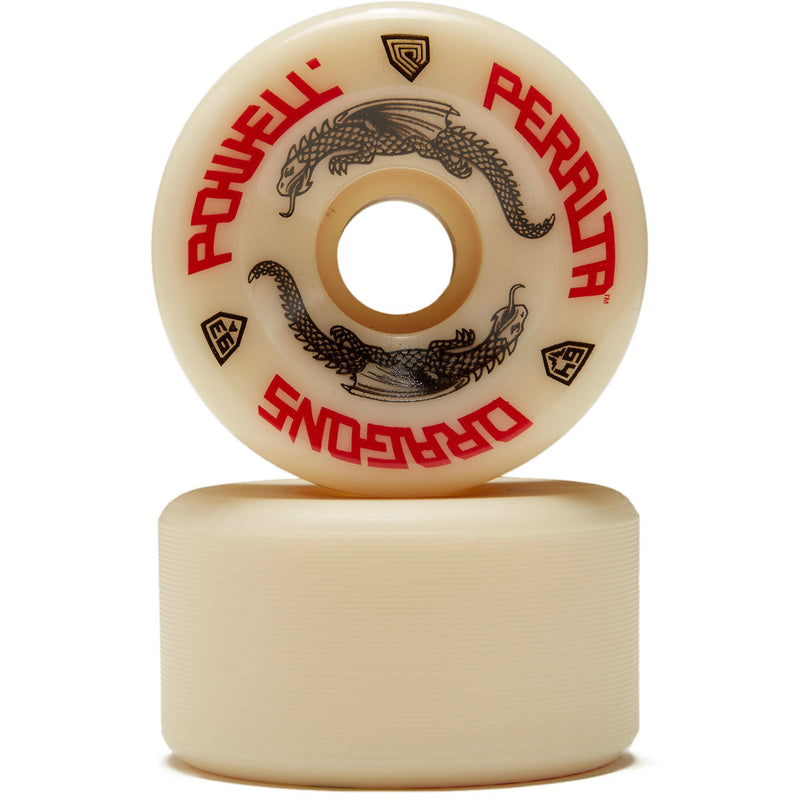 Powell-Peralta Dragon Formula G-Bones 93A Skateboard Wheels - Off White - 64mm