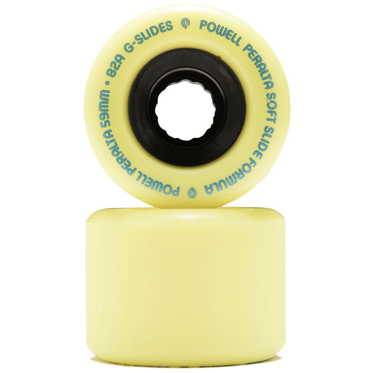 Powell-Peralta G-Slides 82A Longboard Wheels - Yellow - 59mm image 2