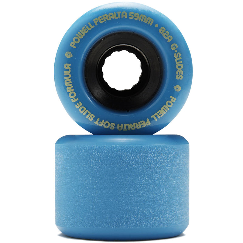 Powell-Peralta G-Slides 82A Longboard Wheels - Blue - 59mm