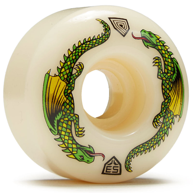 Powell-Peralta Dragon Formula 93A Skateboard Wheels - Off White - 53mm