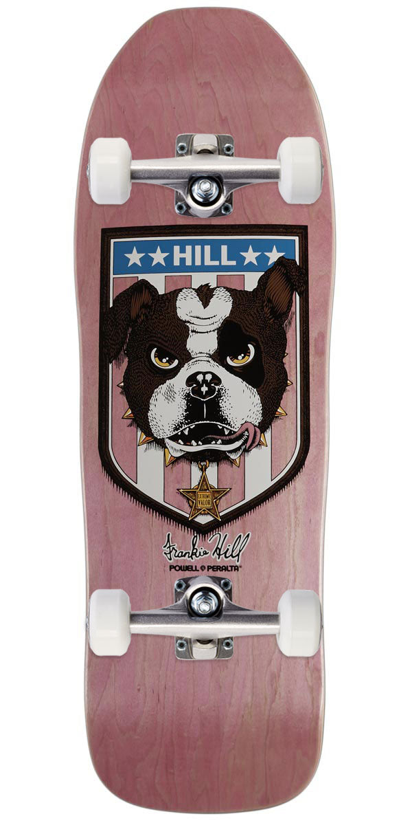 Powell-Peralta Frankie Hill Bull Dog 10 Skateboard Complete - Pink Stain - 10.00
