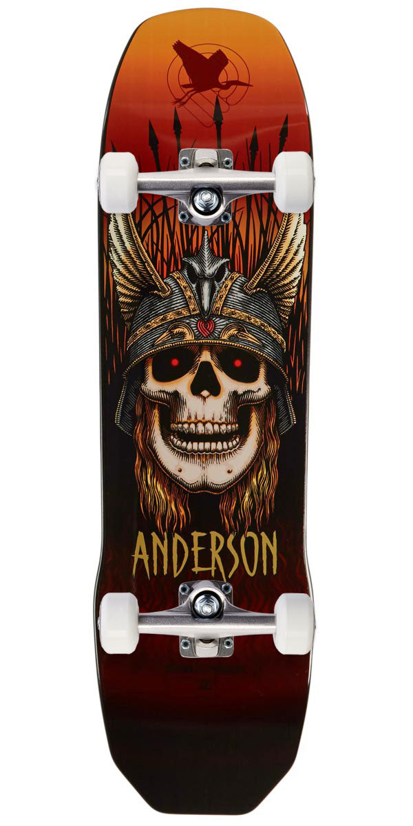 Powell-Peralta Andy Anderson Heron Skull Skateboard Complete - Rust - 8.45