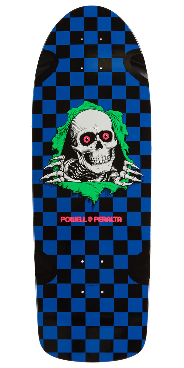 Powell-Peralta Ripper OG Checker 15 Skateboard Deck - Blacklight - 10.00