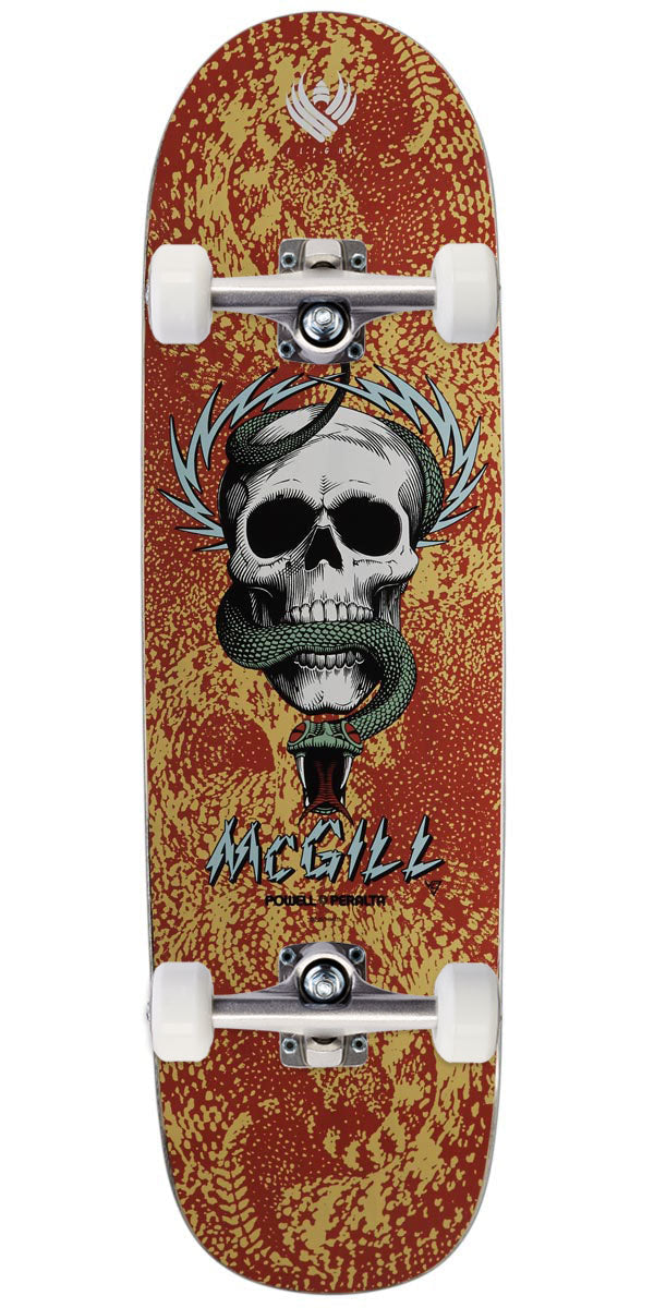 Powell-Peralta Flight Mike McGill Skull & Snake 05 Skateboard Complete - Yellow/Red - 8.97
