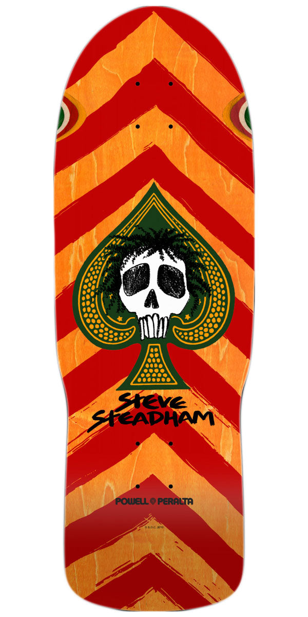 Powell-Peralta Steve Steadham Spade 13 Skateboard Deck - Orange Stain - 10.00