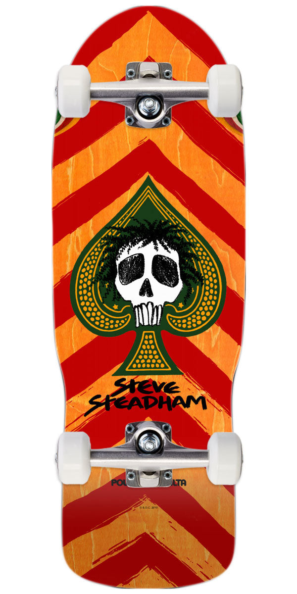 Powell-Peralta Steve Steadham Spade 13 Skateboard Complete - Orange Stain - 10.00