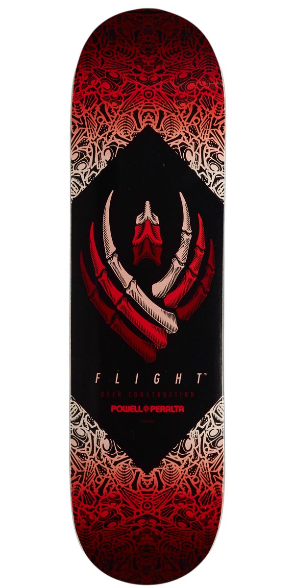 Powell-Peralta Flight Bones Shape 243 Skateboard Deck - Red - 8.25