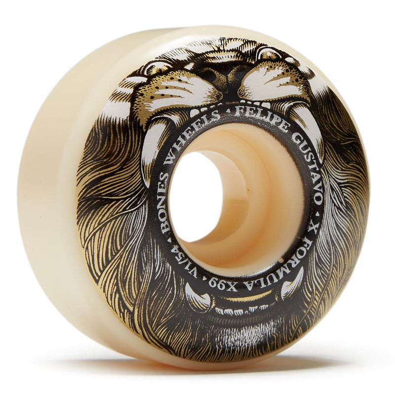 Bones X-Formula Felipe Gustavo Mane Event 99a V5 Sidecut Skateboard Wheels - 54mm