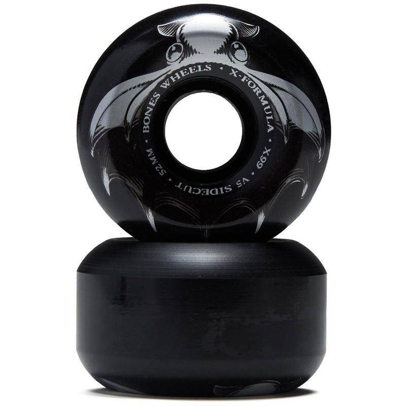 Bones Dark Waters 99a V5 Sidecut Skateboard Wheels - Black - 52mm