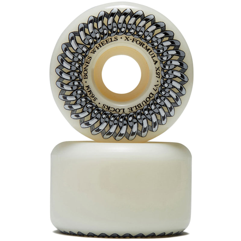 Bones X Formula Double Lock 97a V7 Skateboard Wheels - 56mm