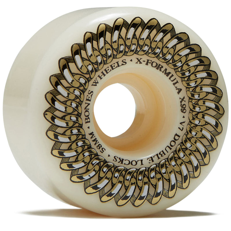 Bones X Formula Double Lock 99a V7 Skateboard Wheels - 58mm