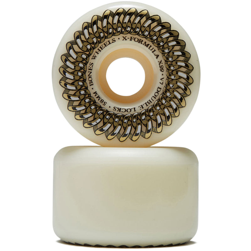 Bones X Formula Double Lock 99a V7 Skateboard Wheels - 58mm