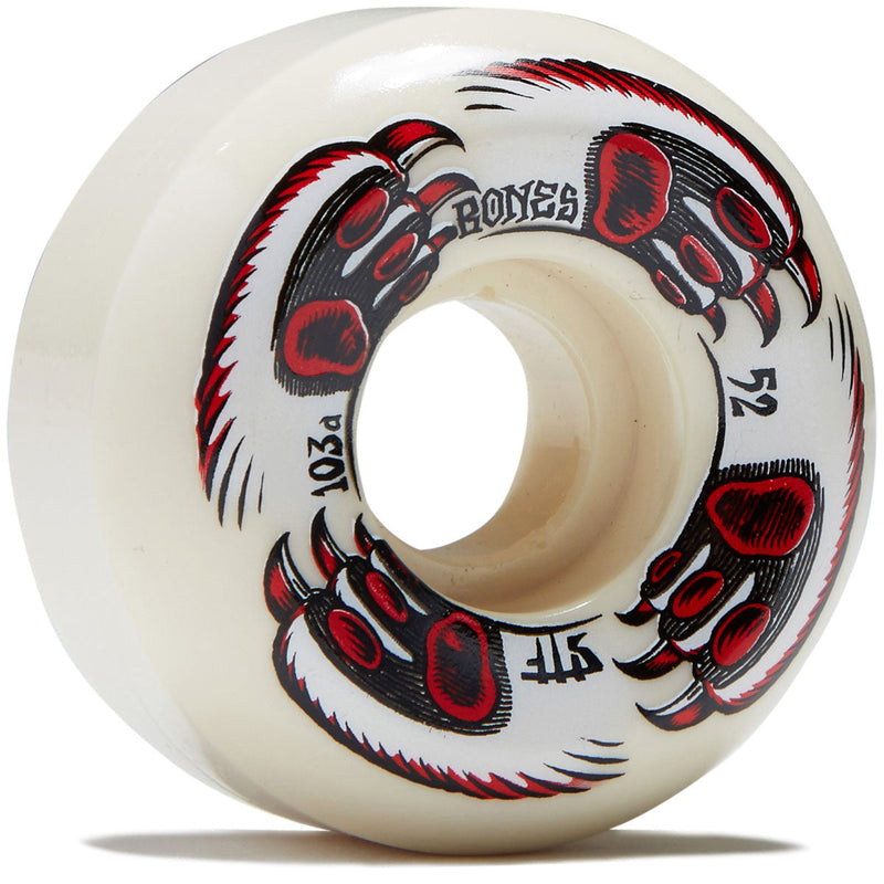 Bones Kitty Twister 103a V5 Sidecut Skateboard Wheels - 52mm