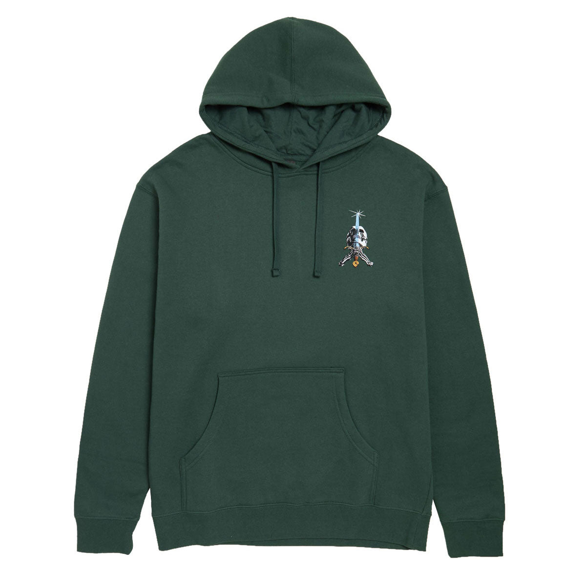 Powell-Peralta Skull And Sword Hoodie - Alpine Green image 2