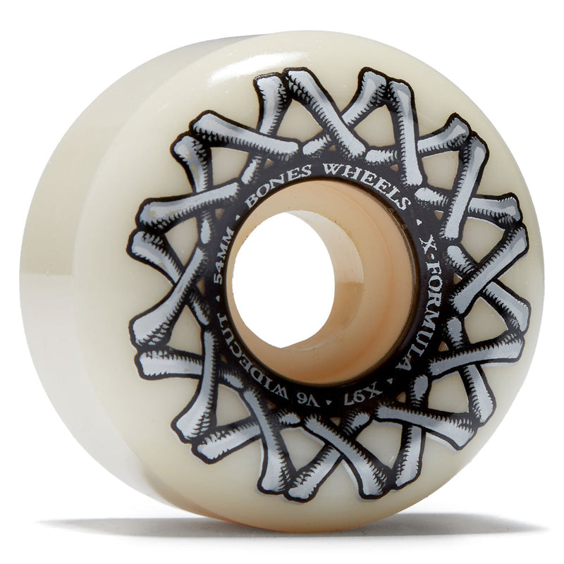 Bones X Formula Widecuts 97a V6 Wide-Cut Skateboard Wheels - 54mm