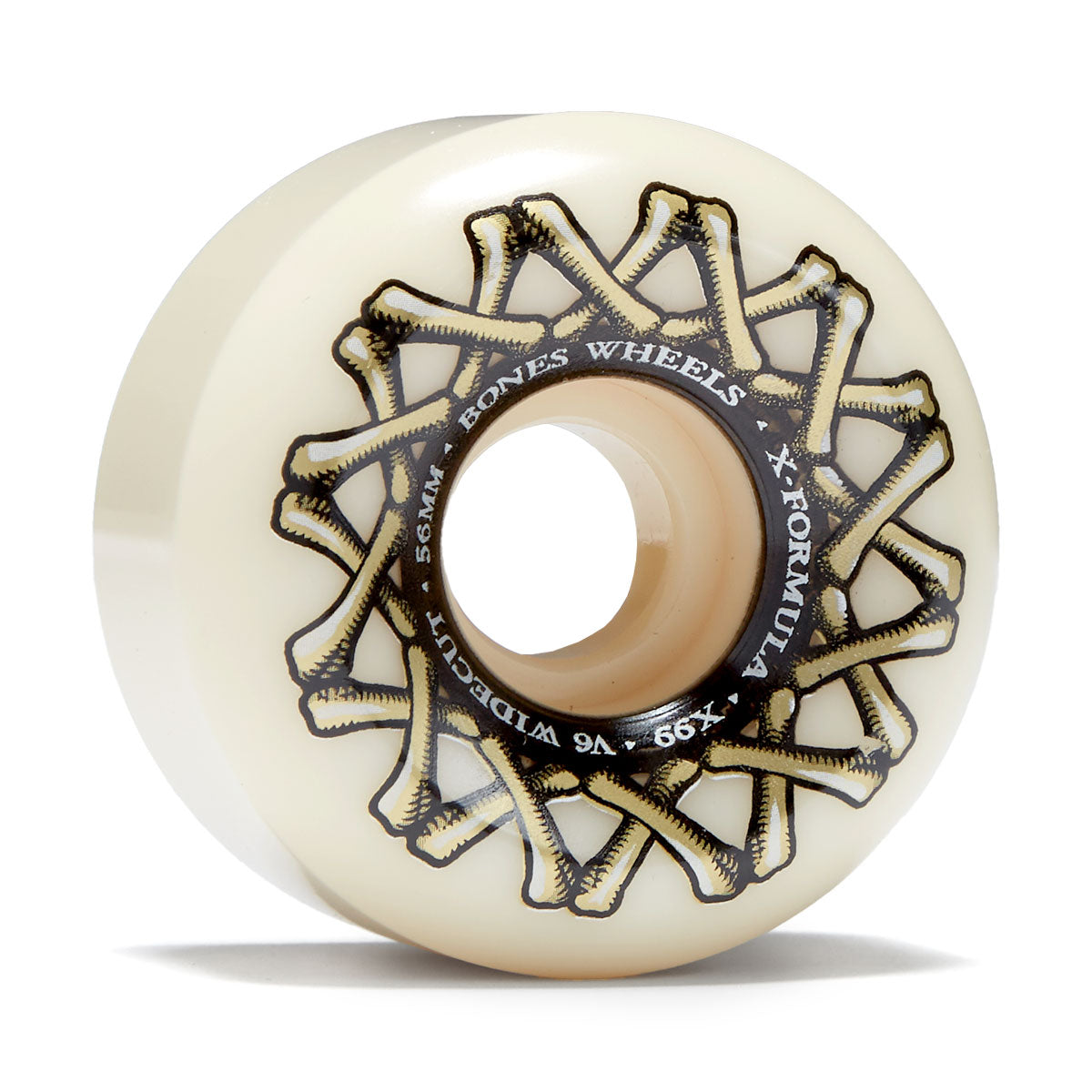 Bones X Formula Widecuts 99a V6 Wide-Cut Skateboard Wheels - 56mm image 1