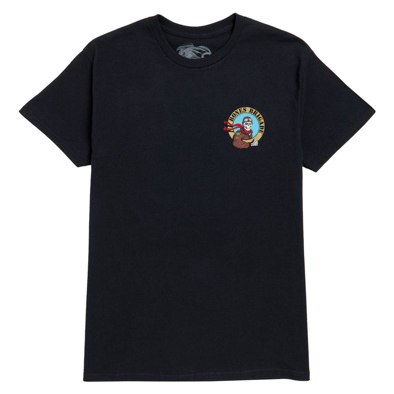 Bones Brigade Ripper Pilot T-Shirt - Black