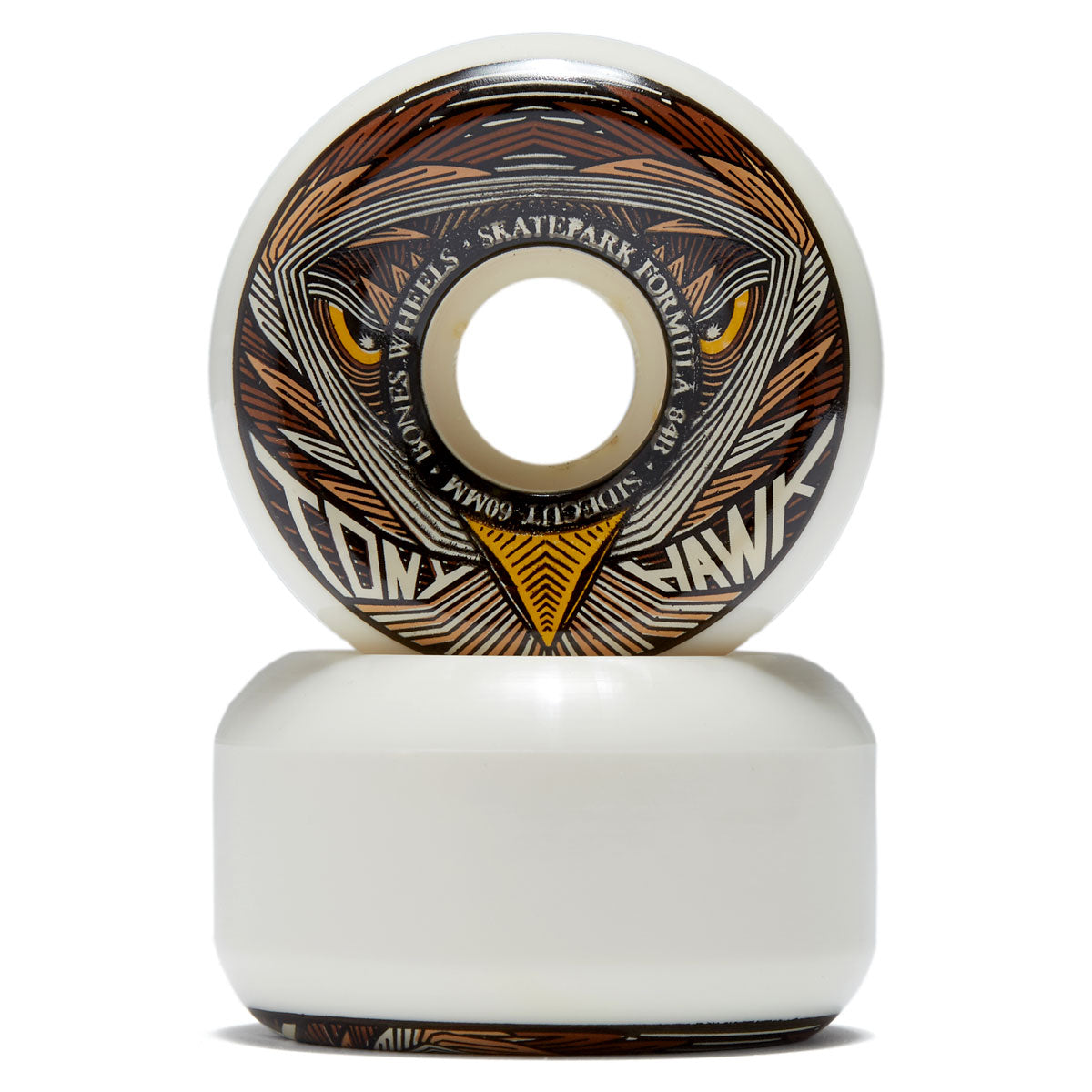 Bones SPF Tony Hawk Night Hawk 84b Sidecuts Skateboard Wheels - 60mm image 2