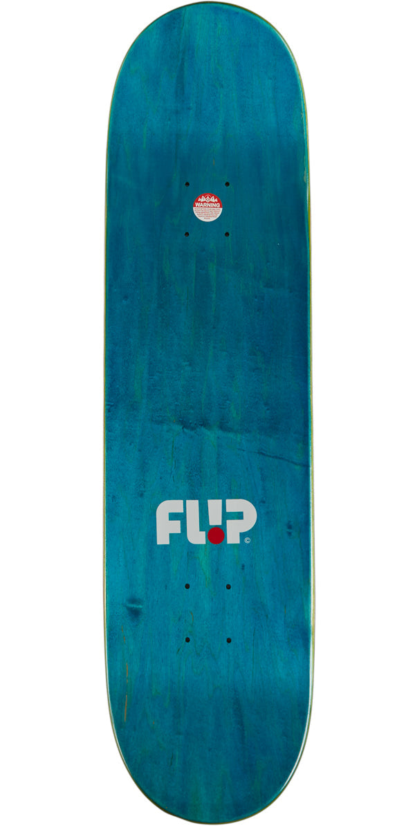 Flip TV Logo Skateboard Complete - Blue - 8.25