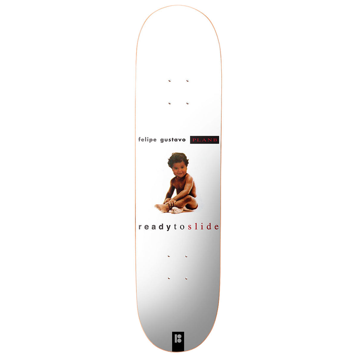 Plan B Born To Slide Skateboard Deck - 8.00
