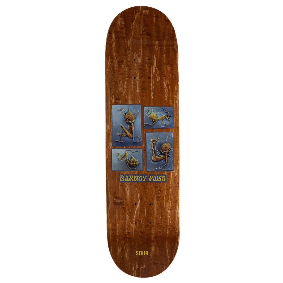 Sour Solution Barney Pixies S1 Skateboard Deck - 8.50