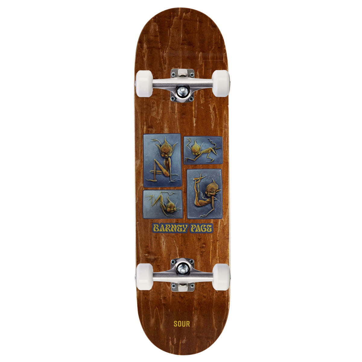 Sour Solution Barney Pixies S1 Skateboard Complete - 8.50
