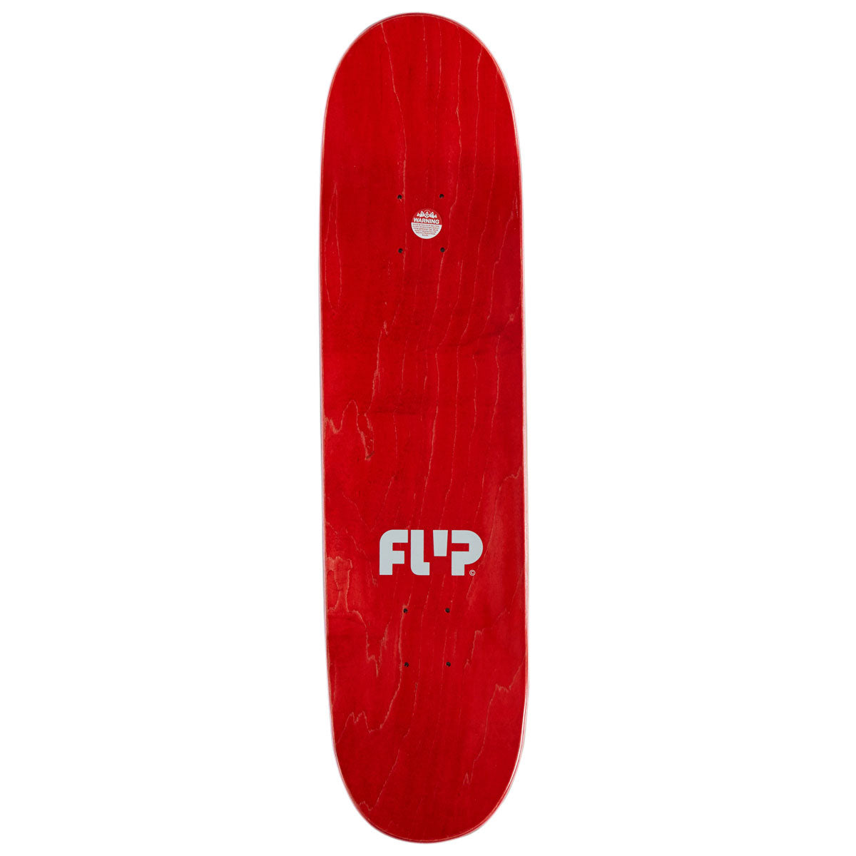 Flip Squared Logo Skateboard Deck - Red - 8.00