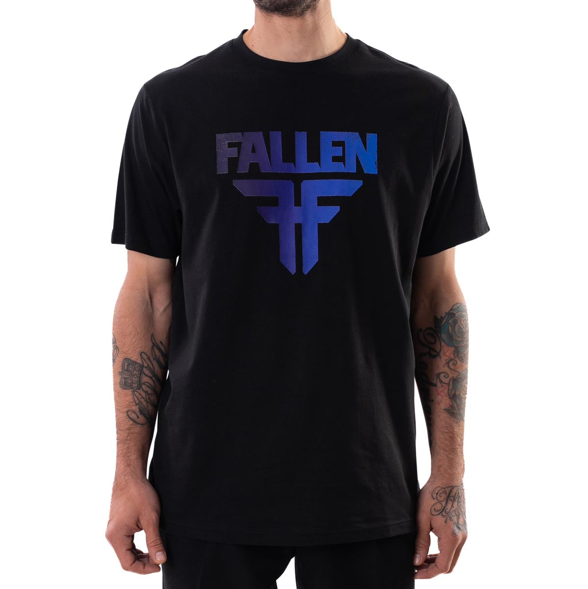 Fallen Insignia T-Shirt - Black/Purple image 2