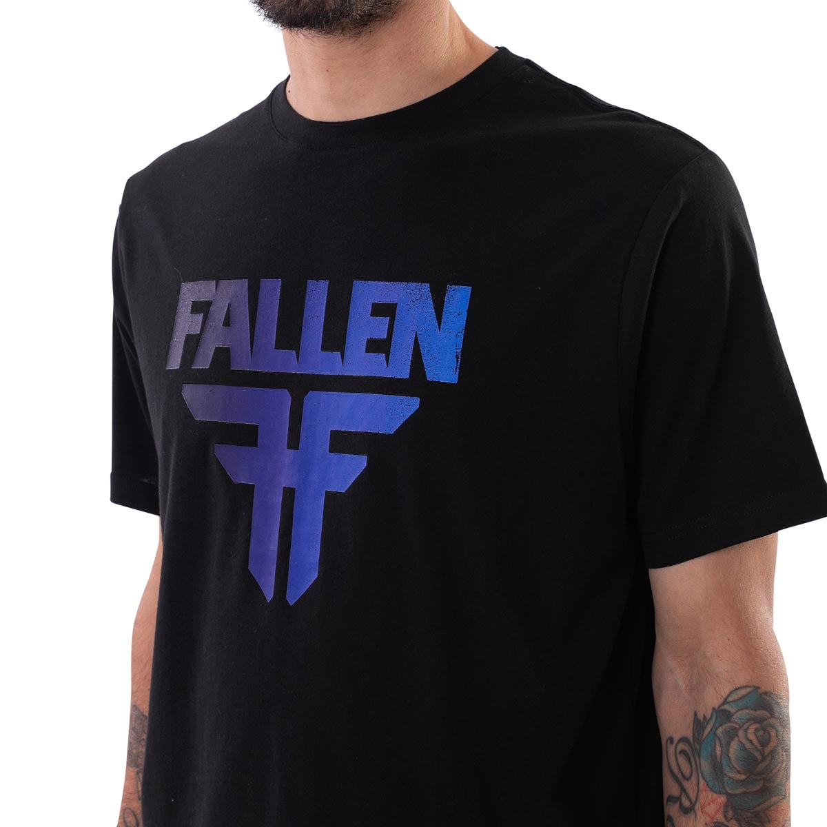 Fallen Insignia T-Shirt - Black/Purple image 3