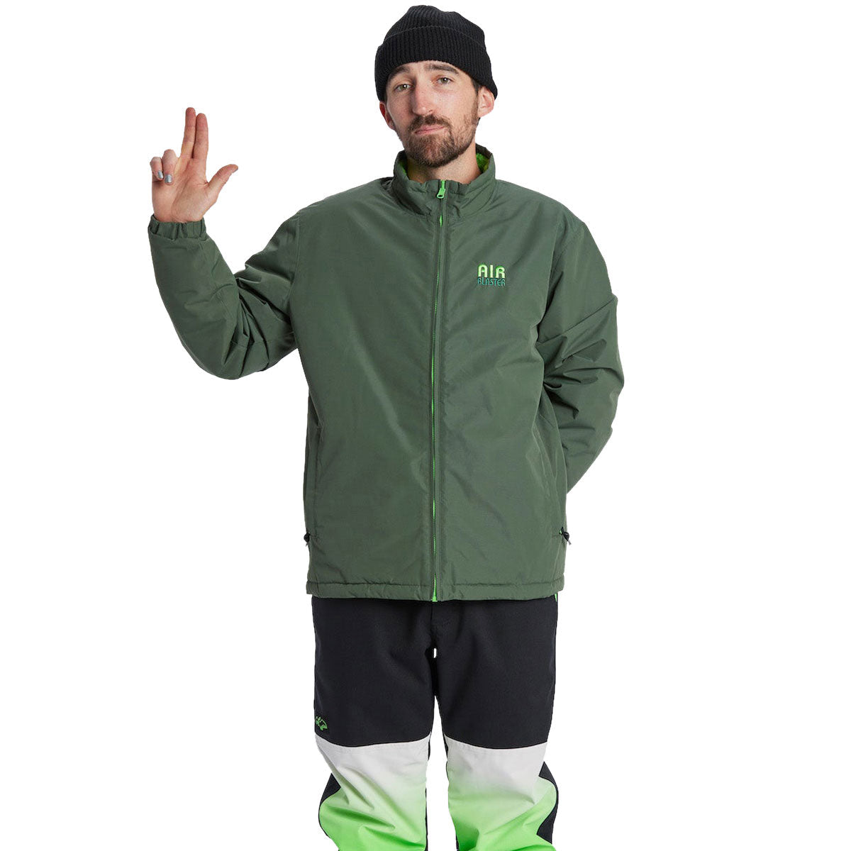 Airblaster Double Puff 2024 Snowboard Jacket - Max Big Terry image 3