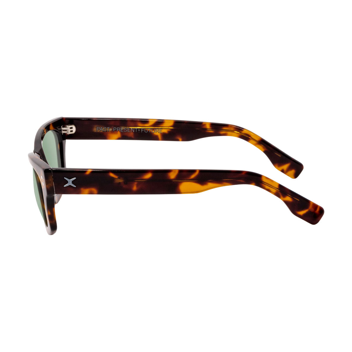 Decade Milton 60s Sunglasses - Tortoise Acetate/Green CR39 image 3