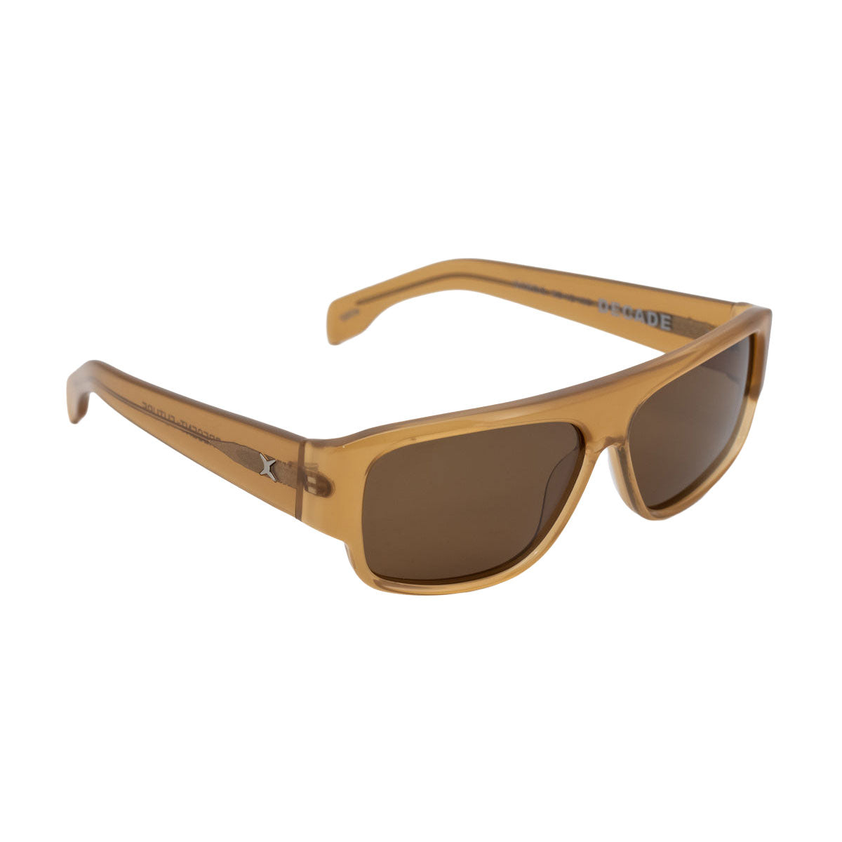 Decade Gordo 80s Sunglasses - Light Brown Acetate/Light Brown CR39 image 1