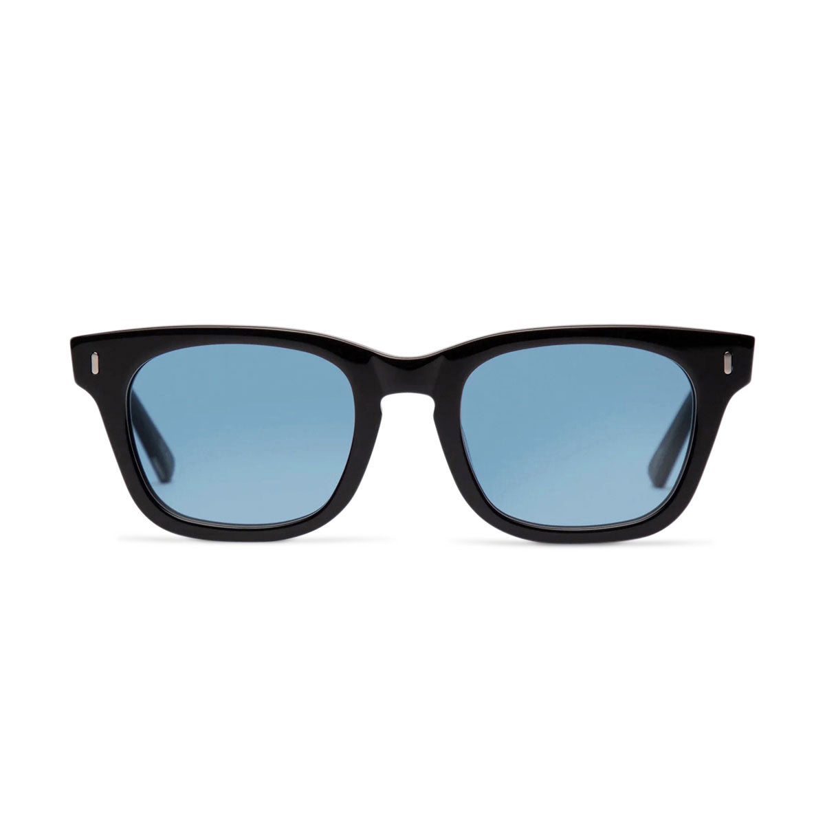 Decade Big Earl 50s Sunglasses - Gloss Black Acetate/Blue  CR-39 image 2